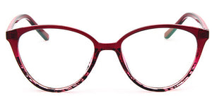 Spectacle frame cat eye Glasses frame clear lens Women