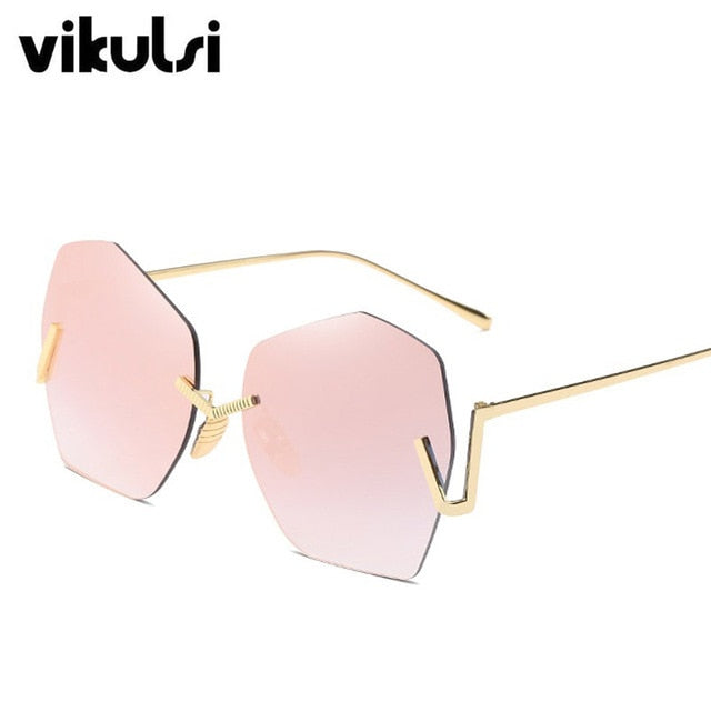 Cool Grey Retro Sunglasses Women