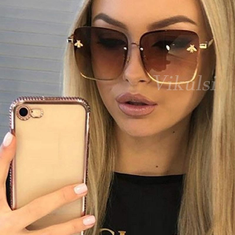 Retro Square Sunglasses Women