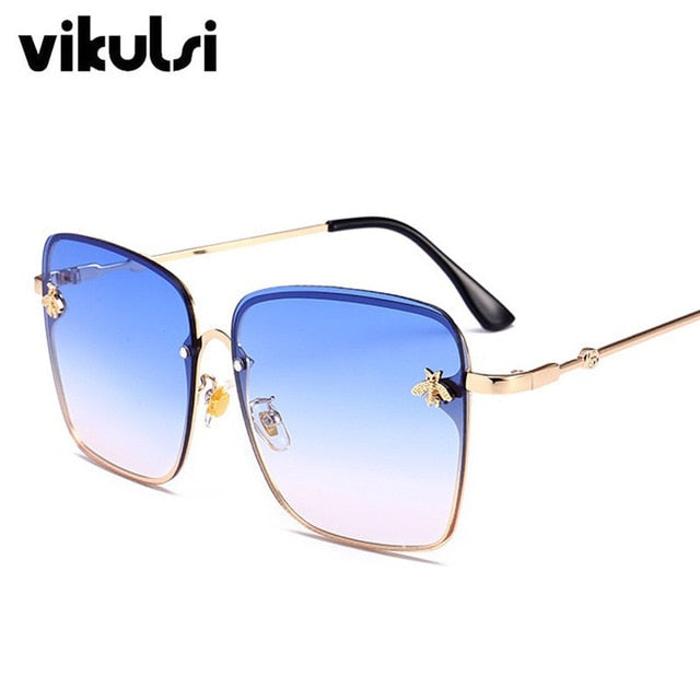 Retro Square Sunglasses Women