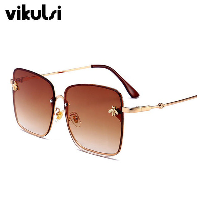 Retro Square Sunglasses Women