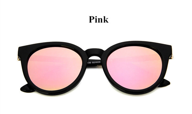 cat eye pink sunglasses woman