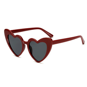 Fashion Love Heart Sunglasses Women