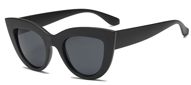 New Women Cat Eye Sunglasses Matt black
