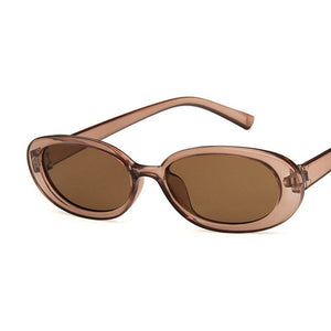 New Trendy Cow Color Small Frames Sunglasses For Women