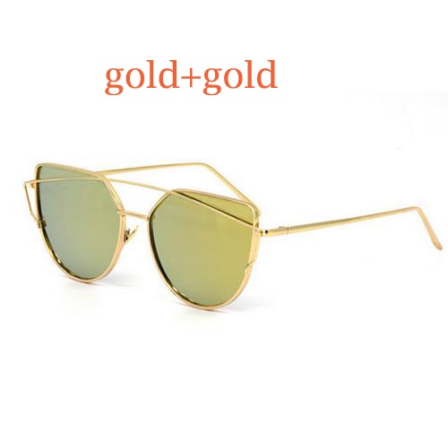 Gold Mirror Sunglasses
