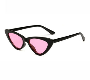 small cat eye triangle cute sexy sunglasses women